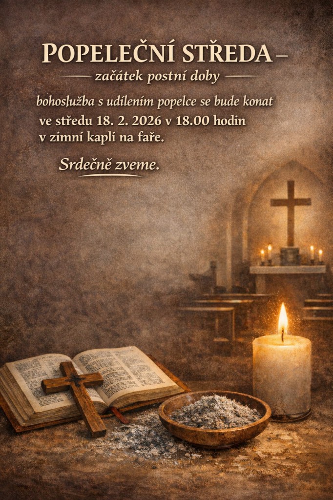 Popeleční středa 2026